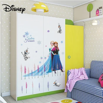 Disney Frozen Dragoste Living Fundal Canapea Decorare Dormitor Copii, Camera De Printesa Autocolant