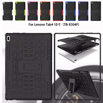 Anti-Bat Cover Pentru Lenovo Tab4 10 Caz Armura Kickstand Capac de Silicon Pentru Lenovo TAB4 Tab 4 10 TB-X304L TBX304N/F Tableta shell 21515