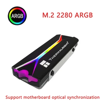 Thermalright Suport M2.2280 O-RGB SSD Radiator de Căldură PC Cooler de Racire radiator de Aluminiu Termică Tampoane pentru M. 2 2280 ARGB 2170