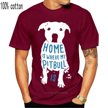 Pitbull American Pit Bull Ghimpat Câine Amuzant T-Shirt 2019 Cămașă, În Cămașa De Dimensiuni Mari Mens Bumbac Tricou Uniformă