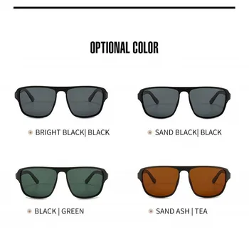 Nouă Bărbați Clasic Pătrat Polarizat ochelari de Soare Ochelari de Protecție Razelor UV400 Ochelari de Soare pentru Femei ochelari de Soare Mari