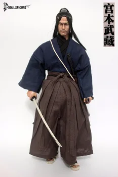1:6 scară veche Japoneză samurai Ronin Miyamoto Musashi de sex masculin cap de om sculpta modelul haine îmbrăcăminte set de jucărie cu sabia sandale