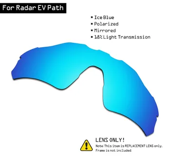 SmartVLT Polarizat ochelari de Soare, Lentile de Înlocuire pentru Oakley Radar EV Calea - Albastru Gheață