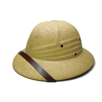 Toquilla Explorator Britanic Paie Casca Măduvă Pălării De Soare Femei Bărbați Războiului Din Vietnam Armata Pălărie Luntraș Găleată Pălării De Safari Junglă Mineri Capac 22690