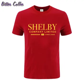 Shelby Company Limited Inspirat de Șepci Imprimate T-Shirt din Bumbac Umor Bărbați Crewneck Tee Shirt