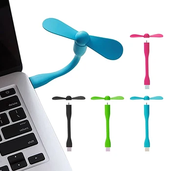 Clearance-Elemente de Vânzare Mini Portabil Flexibil USB Ventilator pentru Laptop Power Bank pentru Femei Fata Elevilor Rechizite de Birou