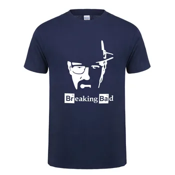 Vara Noi Breaking Bad Camasi Barbati Maneca Scurta din Bumbac Heisenberg Walter White T-Shirt O de Gât pentru Bărbați Bluze Casual Tee XS-3XL