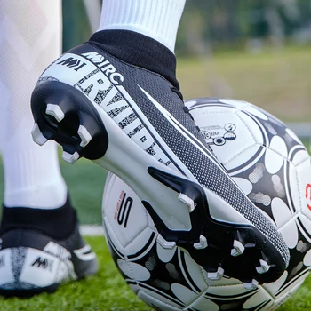 FG ghete de Fotbal pentru Bărbați High-top Ghete de Fotbal pentru Bărbați AG Fotbal Terenul de Fotbal Ghete de Fotbal Profesionist Pantofi Chuteira Futebo 23316