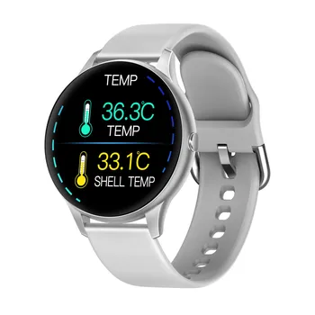 K21 Termometru Ceas Inteligent De Monitorizare Temperatura Corpului Bărbați Femei Tracker De Fitness Band Monitor De Presiune Sanguina Bluetooth Smartwatch