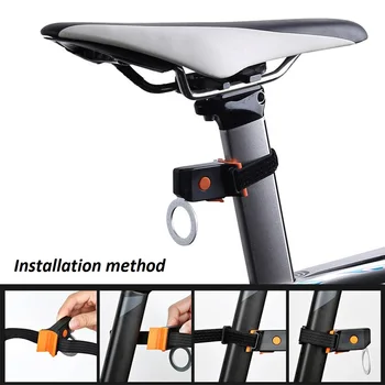 Biciclete Lumina USB de Încărcare a Condus mai Multe Moduri de Iluminare Biciclete Flash de Lumină cu Coada-Spate, Lumini pentru Biciclete de Munte Biciclete Seatpost