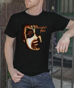 King Diamond Bărbați Negru Mercyful Fate T-Shirt De Metale Grele(1)