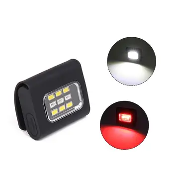 Sport în aer liber Lumini LED COB Noaptea de Funcționare Lanterna Lumini de Avertizare incarcare USB-Piept Lampă de Siguranță Jogging Lanterna