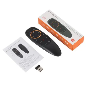 L8star G10S Gyro Air Mouse cu Microfon 2.4 G Wireless de control de la distanță IR de Învățare la Distanță Vocea TV pentru proiector Android TV BOX