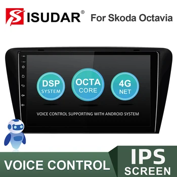 ISUDAR V57S Radio Auto Pentru Skoda/Octavia 2016 2017 Android Autoradio Multimedia GPS DVR Camera, 2GB RAM 32GB ROM Nu 2din