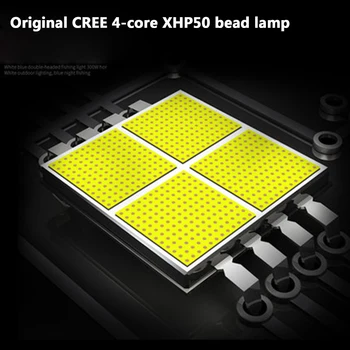 4-core XHP50.2 De Înaltă Calitate Led-Uri Tactiacl Lanterna Ultra Luminoase Rezistent La Apa Lanterna Cu Zoom 18650 Acumulator 26650 Lanterna Cu 5 Moduri De