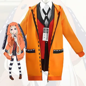 Hot Anime Kakegurui Yumeko Jabami Yumeko Cosplay Costum Japonez Școală De Fete Anime Kakegurui Costume Cosplay Uniformă Set Complet