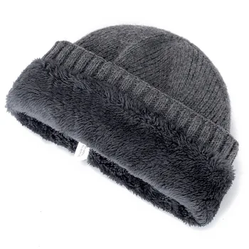 Noul Sport Eticheta Pălării De Iarnă Pentru Bărbați Twist Design De Moda Cald Schi Căciulă De Lână De Înaltă Calitate Și Bumbac Amestec Relaxat Pălărie Tricotate