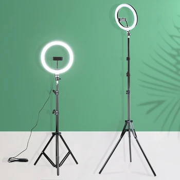 26cm/10inch CONDUS Selfie Inel de Lumina Estompat LED Ring Lampa Foto-Video Camera foto de Telefon de Lumină ringlight Pentru Live YouTube Umple de Lumină