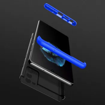 GKK Caz pentru Samsung Galaxy Nota 20, Ultra Caz rezistent la Socuri 360 De Protecție Integrală Greu PC-ul Mat Acoperă Trei etape Combinație чехол