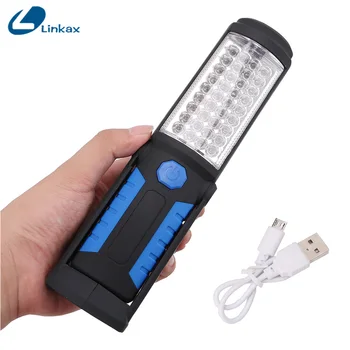Portabil cu Lanterna LED-uri Lanterna Reîncărcabilă Lampă de Lucru ABS Lumini cu Magnet Chip Baterie Power Bank Lanterne