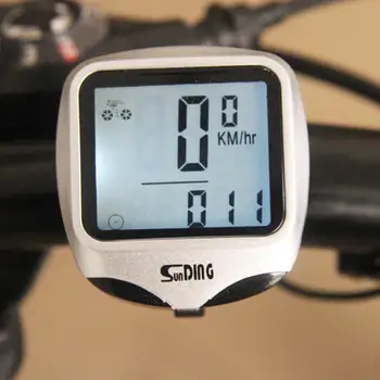 Sunding SD-568AE Bicicleta Speed Meter Digital, Calculator de Bicicletă Multifuncțională Impermeabil Sport Senzori de Calculator pentru Biciclete Vitezometru 24739