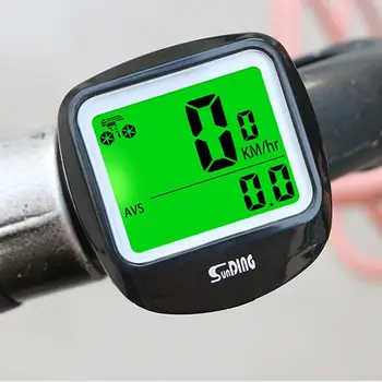 Sunding SD-568AE Bicicleta Speed Meter Digital, Calculator de Bicicletă Multifuncțională Impermeabil Sport Senzori de Calculator pentru Biciclete Vitezometru