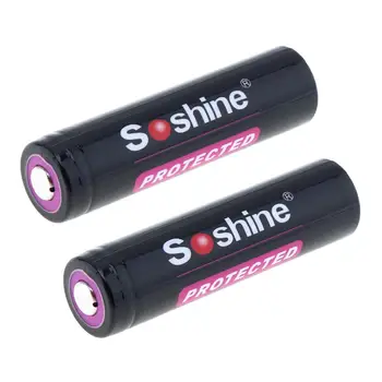 De mare Capacitate Soshine 3100mAh Protejate 18650 3.7 V Li-ion Baterie Reîncărcabilă Litiu cu Baterie de Caz