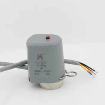 220V NU NC 4-sârmă boiler electric termice de acționare a supapei de thermostatunderfloor radiator de încălzire în mod normal deschis închis