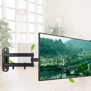 Universal Reglabil suport de Perete pentru TV Paranteze de Sprijin de Rotație pentru 10 - 27 Inch LCD LED TV cu ecran Plat