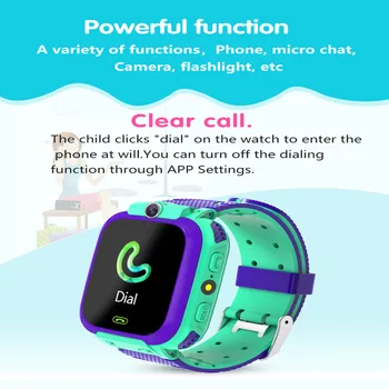 Q12 Impermeabil Copii Ceas Inteligent 1.44 Inch LBS SOS Antil-a pierdut locul de Amplasare Tracker de Siguranță Poziționarea Voice Chat Ceas Pentru copii Cadouri