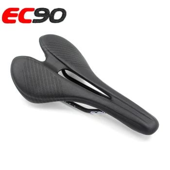 EC90 biciclete șa confort drum mtb de ciclism montan saua pernei scaunului biciclete șa, din piele Gol respirabil negru 25950