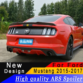 Pentru Ford Mustang 2016 2017 Înaltă calitate ABS spoiler negru sau alb sau prim-masina spoiler spate pentru Ford Mustang