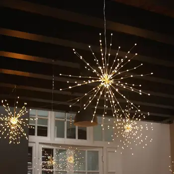 LED-uri Impermeabil Stea care Explodează focuri de Artificii Lampa de Crăciun, Lumini de Basm Sârmă de Cupru Lampă de Papadie Șir de Lumini de Gradina Decor Acasă 26168