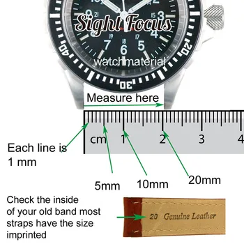 20mm 21mm 22mm Nylon Piele Watchbands pentru IWC Pilot Mark Spitfire fusul Orar Top Gun Curea Verde Negru Curele Curele