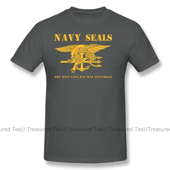 Navy Seal T Shirt Navy SEALs Stencil T-Shirt 4xl Mâneci Scurte Tricou Bumbac Graphic Mens de Vară Minunat Tricou