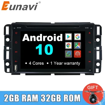 Eunavi 2 Din Android 10 DVD Auto radio Pentru Chevrolet/Silverado/Tahoe/Monte GMC Yukon/Denali/Acadia 2din gps stereo multimedia 26224