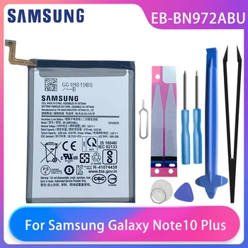 Orginal Samsung Galaxy Nota 10 Plus Nota 10+ Nota 10 Plus SM-N975F SM-N975DS Telefon Acumulator EB-BN972ABU 4300mAh Baterii de Telefon 2624
