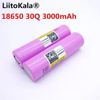 4 BUC LiitoKala originale Noi pentru Samsung INR 18650 30Q INR18650 baterie 3.7 V 3000 mAh li-ion Baterii Reîncărcabile
