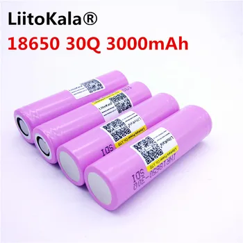4 BUC LiitoKala originale Noi pentru Samsung INR 18650 30Q INR18650 baterie 3.7 V 3000 mAh li-ion Baterii Reîncărcabile