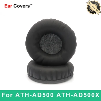 Tampoane pentru urechi Pentru Audio Technica ATH-AD500 ATH-AD500X Căști Tampoanele de Înlocuire Cască Ureche Pad din Piele PU Burete Spuma 26636