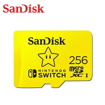 SanDisk Nou stil de 64GB, 128GB 256GB micro SDXC UHS-I carduri de memorie pentru Nintendo Comutator TF 64 128 256 GB microSD card