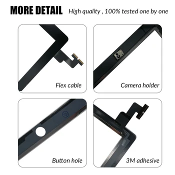 9.7 inch rezistent la Uzura Exterior Touch Ecran Înlocuire Instrumente Kit pentru iPad 2 A1395/A1396/A1397 Tabletă ecrane Lcd touch Sreen