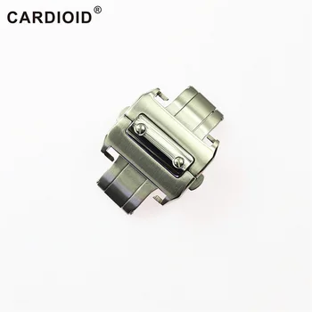 HAOCI 18/21mm Watchbands din Oțel Inoxidabil Incuietoare pentru CARTIER Elegant Santos Catarama Incuietoare de Calitate Curea de Ceas Incuietoare