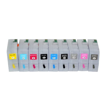 9color 80ml T5801 T5801-T5809 Reumplere Cartuș de Cerneală cu Cip Senzor pentru Epson Stylus Pro 3880 Printer
