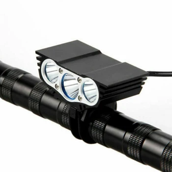 FangNymph Impermeabil Biciclete Lumina 3xT6 LED-uri Față Biciclete Faruri 4 Moduri de Siguranță Lampa de Noapte cu Bicicleta lanterna Lanterna USB Power