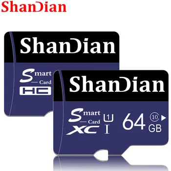 SHANDIAN Smart Card SD de 128 gb Card de Memorie de Mare Viteza Clasa 10 64gb Mini 32gb TF Card, pentru Telefoane cu Camere de Transport Gratuit 2688