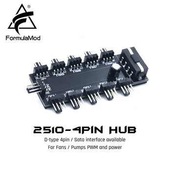 FormulaMod Fm-PWMHub-4N 2510-4P Hub D-tip 4Pin Interfață Pentru Fanii/Pompe PWM Și Putere 27092