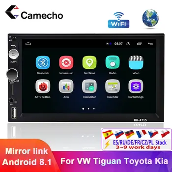 Camecho Android 8.1 Mașină Player Multimedia 2din Universal Auto Radio 7