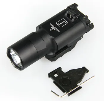 Tactic X300 Ultra LED Armă de Lumină Lanterna Pistol Airsoft Lanterna cu Picatinny Feroviar pentru Vânătoare culoare Bronz gz150040