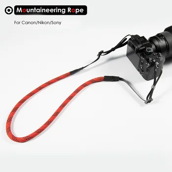 Mână-țesute Nailon Alpinism Coarda Camera Umăr Gât Curea de 85cm la 185cm Centura pentru Canon Nikon Olympus Pentax Sony DSLR
